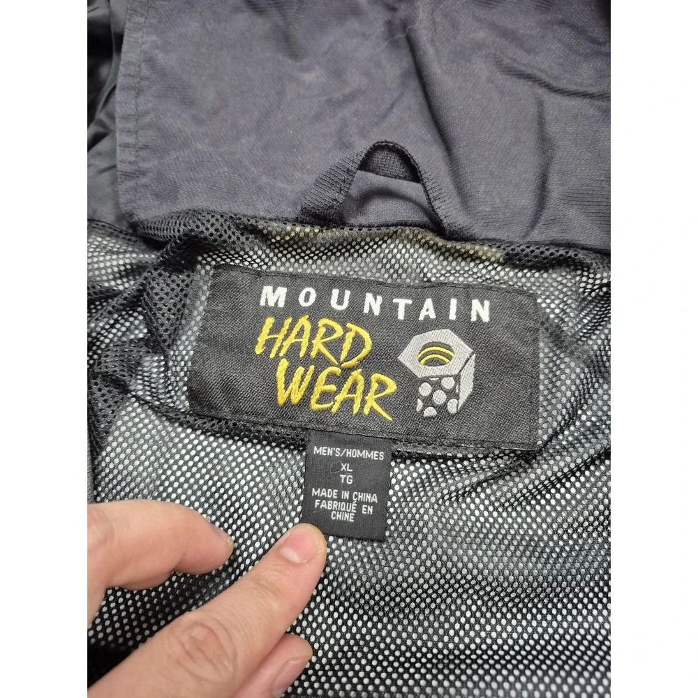 Mountain Hard Wear Jacket Mens XL Gray Conduit Hooded Ski Parka Waterproof